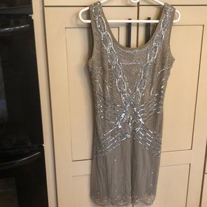 Adrianna Papell beaded dress size 6
